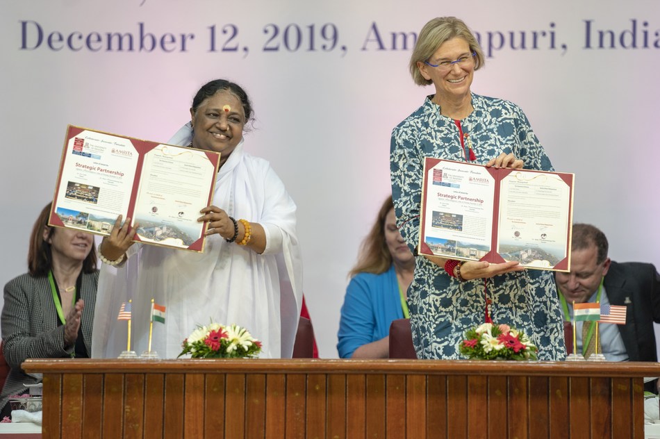 University of Arizona and Amrita sign Letter of Intent for Partnership in India University of Arizona and Amrita sign Letter of Intent for partnership in India