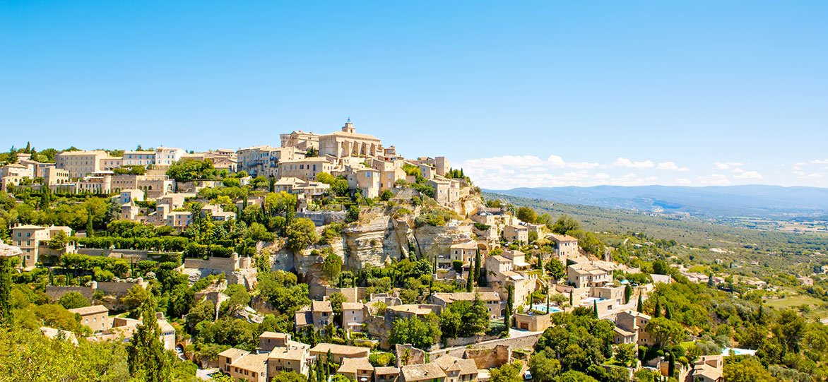 Gordes, a small typical town in Provence, France