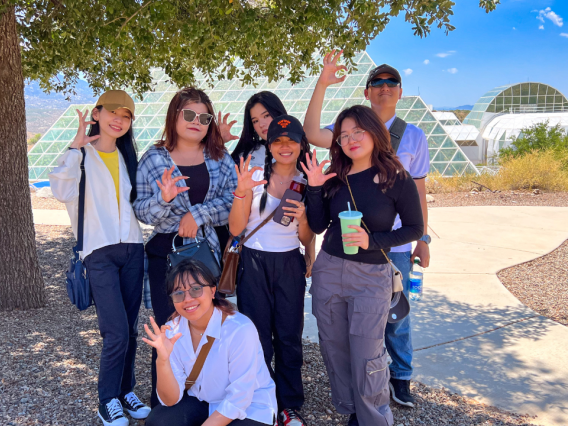 Study Arizona students at Biosphere 2