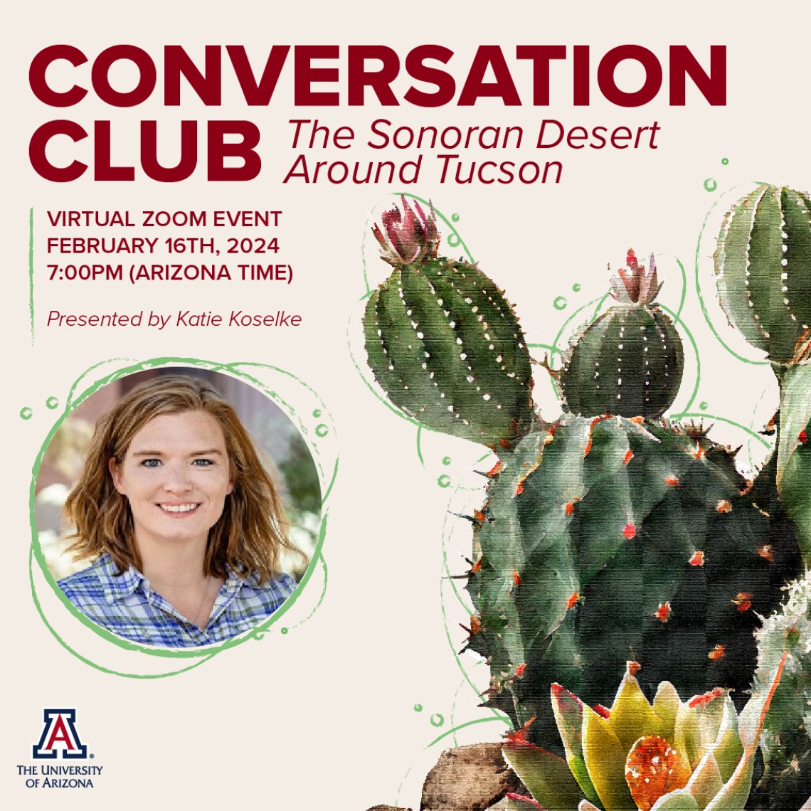 Conversation Club - The Sonoran Desert around Tucson