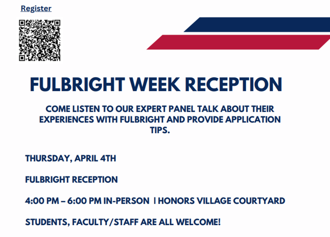 Fulbright week reception