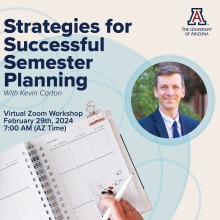Strategies for successful semester planning
