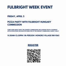 Pizza Party Fulbright