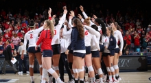 UA volleyball student-athletes will be enrolled in a study abroad class on their upcoming European trip. (Photo: Arizona Athletics)