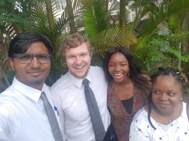 UA Student Joseph with friends, study abroad in Mauritius UA Student Joseph with friends, study abroad in Mauritius