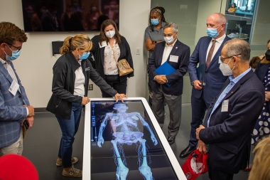 Visitors from Western Australia tour ASTEC at the University of Arizona